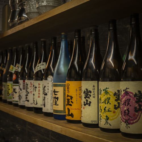 厳選されたこだわりの焼酎