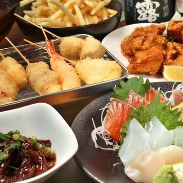 飲み放題付きコースは3500円～5000円まで幅広くご用意してます！