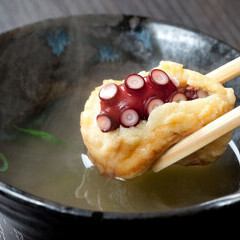 【8名～貸切◎】だし自慢明石焼きと新鮮な魚や肉を堪能。〆は土鍋ごはんのおにぎりで!