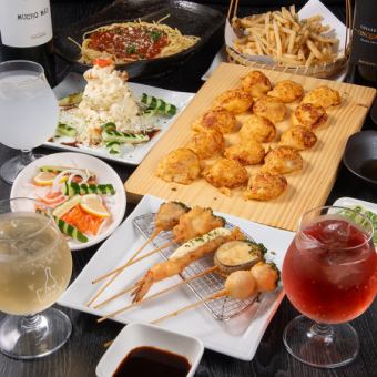 ◆6品＆90分飲み放題付き◆　絶品料理が堪能できる女子会コース/3,278円税込