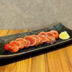 Broiled marinated cod roe