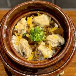 Sanriku oysters and Yamagata prefecture nameko mushrooms