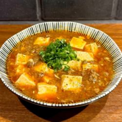 Beef tongue mapo tofu