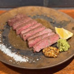 Charcoal grilled Japanese Black beef hanging tenderloin