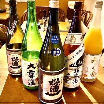 [究極コース]厳選地酒5種OK★熊本・会津産馬刺し/刺身4種など全12品2H飲放付 7000⇒6000円(税込)