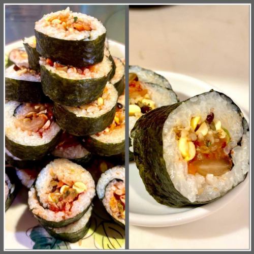 특별 연회 메뉴에서 사용
⁡
『킴파』
⁡
참기름과 소금으로 양념한 밥과
⁡
재료를 김으로 감은, 한국풍 김 감기.
⁡
큰 호평이었습니다 🙌🙌🙌
⁡
#오렌지아사히점
#아사히오렌지
#오렌지아사히
#고리야마
#후쿠시마
고리야마 아사히
고리야마 아사히 이자카야
마자시 고리야마
말을 찌르고 싶은 사람과 연결하고 싶습니다.
선술집 아사히
아사히 이자카야
음료 무제한 아사히
아사히 무제한