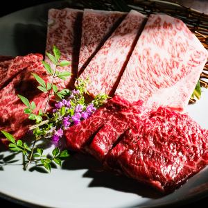 特選　田村牛おまかせ3点盛り合わせ