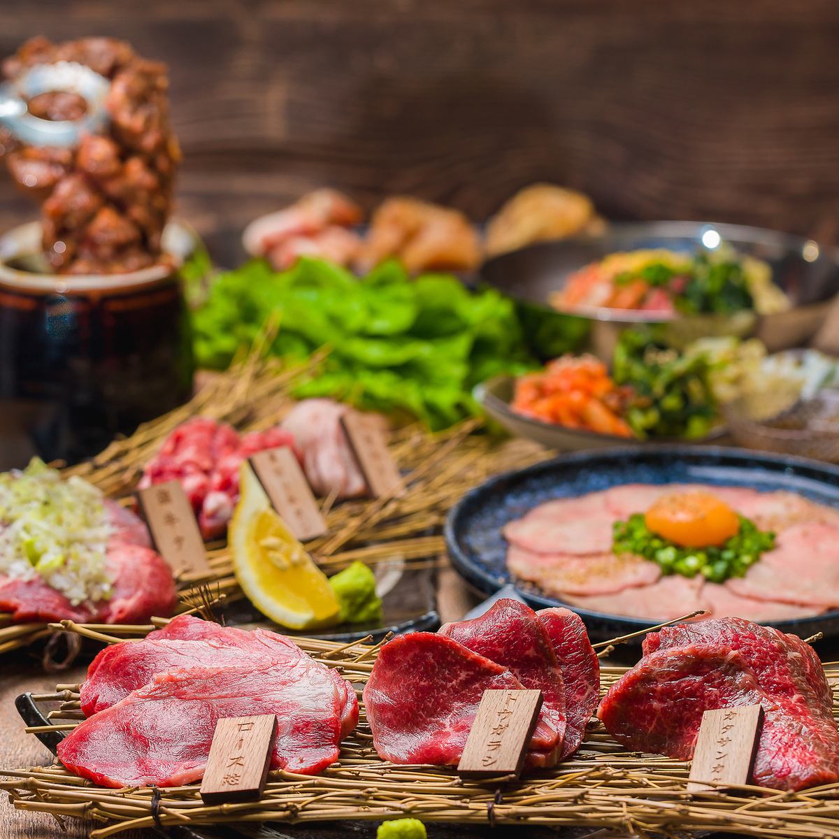 You can enjoy fresh Wagyu beef, including lean meat and tongue, at reasonable prices.