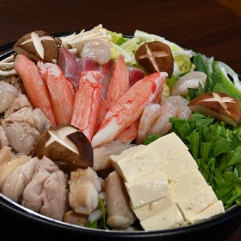 [Cocohare Hot Pot Course] Yosenabe (5 dishes) + 2 hours 30 minutes of all-you-can-drink ◆ 6,000 yen (tax included)