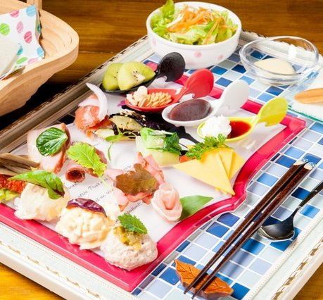 일본과 서양을 융합 한 창작 요리