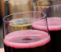 Red sparkling wine Lambrusco Rosso