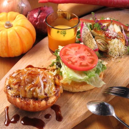 名物！国産ハンバーガー