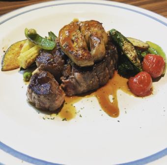 特選ヘレステーキとフォアグラのロッシーニ