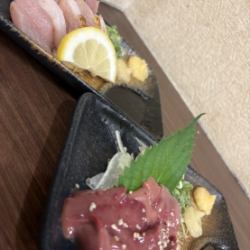 宮崎県直送地鶏刺し