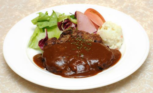 淡路島産牛肉オールビーフハンバーグランチ