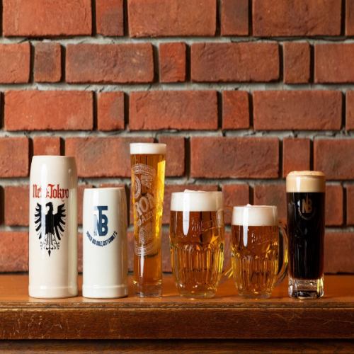 源泉した新鮮生ビール