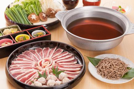 [Duck hot pot course] ★ Recommended by the landlady... More repeat customers The soba noodles are exquisite.