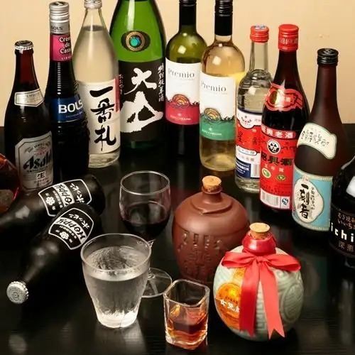 料理を引き立てるお酒の数々♪