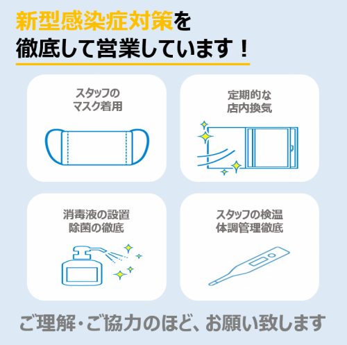 Infection prevention measures◎