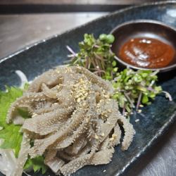 Boiled Omasum with Korean vinegar and miso