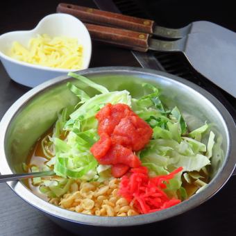 明太子奶酪文字烧