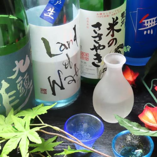 We also offer a comparison set of local sake carefully selected by the owner!