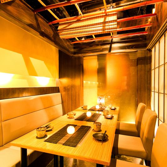 Creative Japanese food and seafood restaurant, 3 minutes walk from Shinbashi Station, a spacious space full of Japanese atmosphere