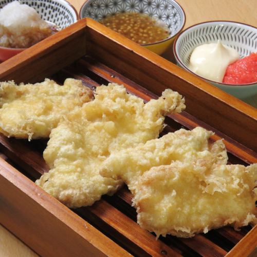 [Specialty] Chicken tempura 4 pieces 480 yen/8 pieces 830 yen (tax included)