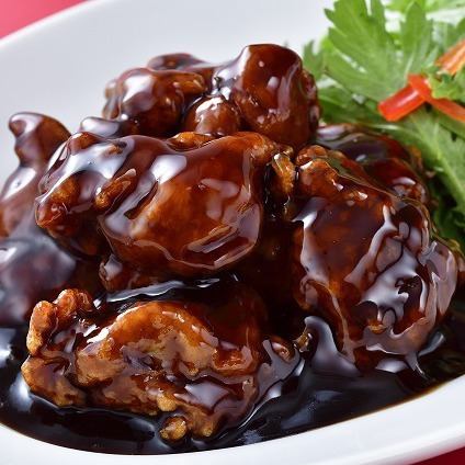 "Fascinating Black Vinegar Sauce" Vinegar Chicken Set Meal