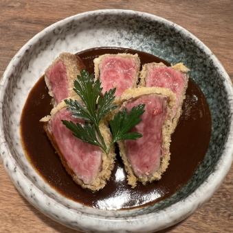 A5黒毛和牛ウチヒラのビフカツ