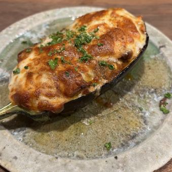米茄子と黒毛和牛のミートグラタン