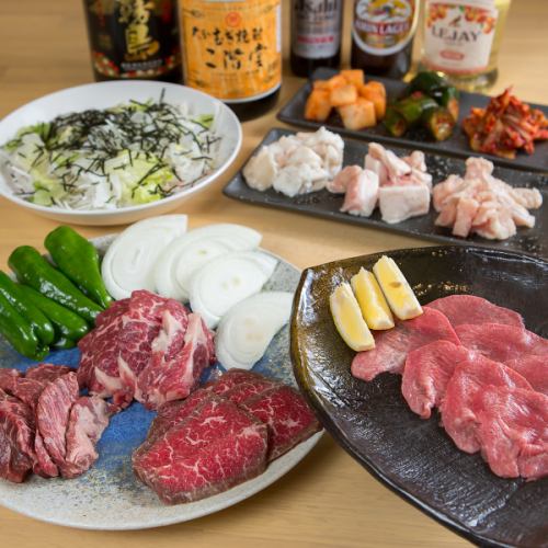 [Can be ordered by 2 or more people! Enjoy Takkun's special dishes with this course◎] ¥4,980 (tax included)