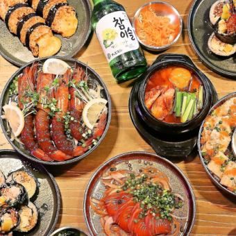 [2 hours of all-you-can-drink! A full lineup of Nurungji's popular dishes!] A course recommended for luxurious welcoming and farewell parties