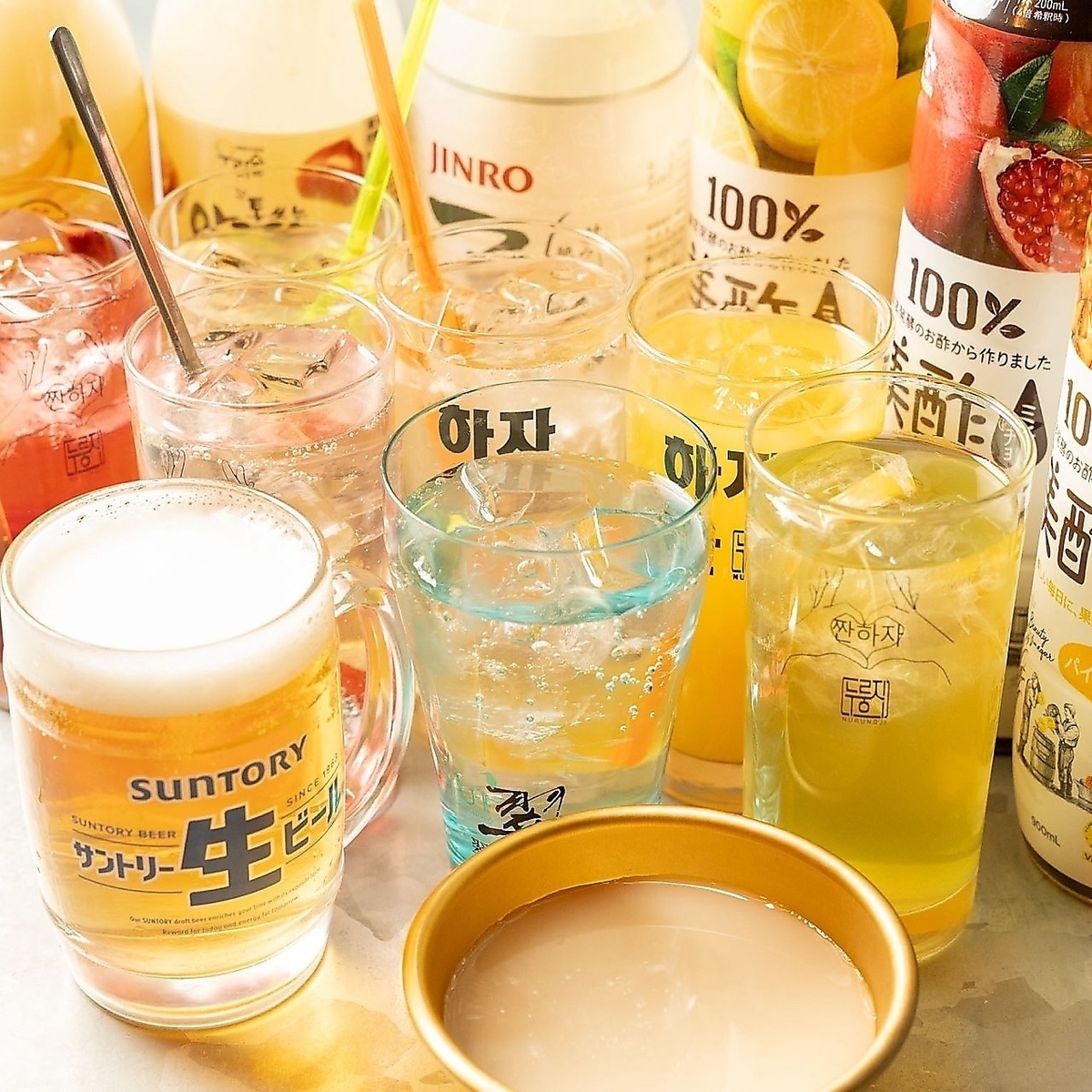 お得な単品飲み放題はお手軽飲放1980円!ビール付き飲放2480円◎