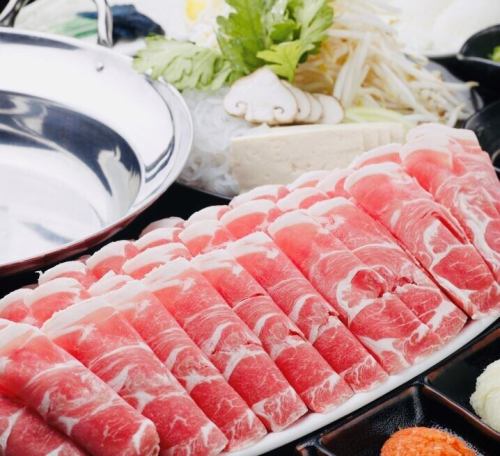 ラムしゃぶ食べ飲み放題♪