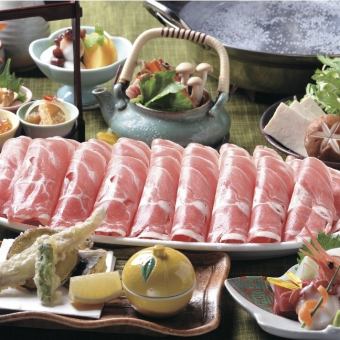 選べるメイン(ラムしゃぶ&牛タンしゃぶしゃぶ)とお料理＆90分飲み放題付 7500円(税込)【全6品】
