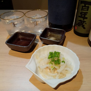 白センマイ刺し