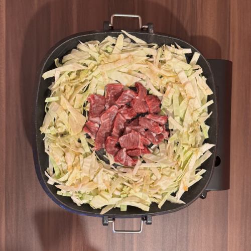 ≪クセになる王道ハラミ≫ 牛ハラミ鉄板 ￥1650(税込)2人前～