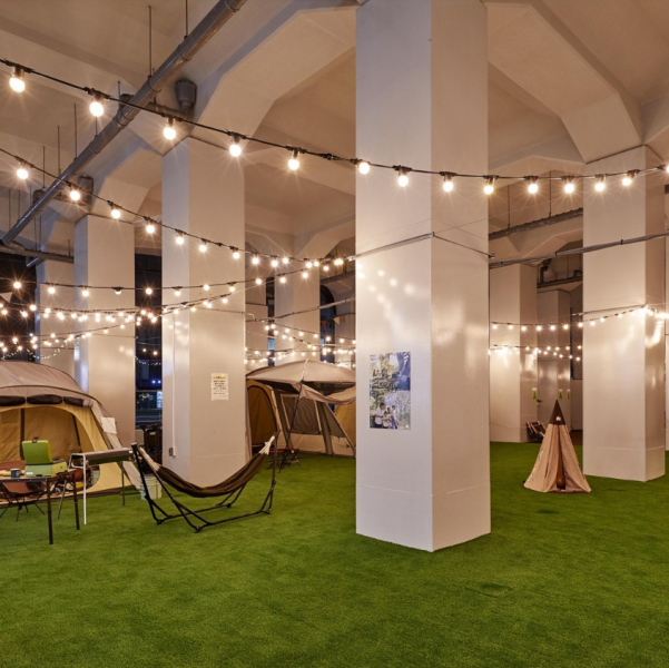 芝生スペースでワイワイ宴会はいかがでしょうか♪