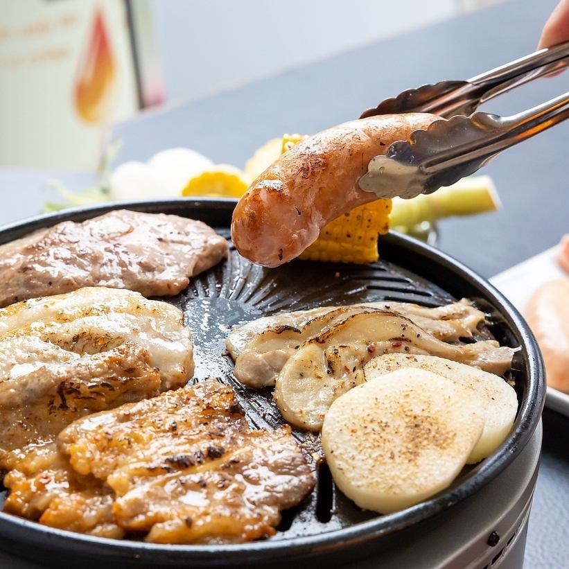 【空手烧烤】包含3小时无限畅饮★烧烤价格5300日元起