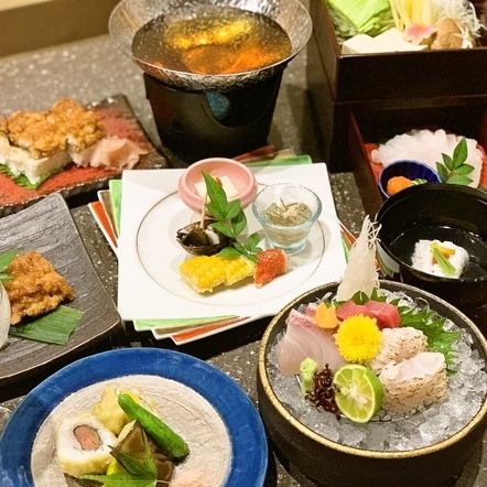 <僅限夏季> 濱懷石料理套餐 9道菜 7,500日圓（含稅）