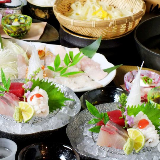<僅限夏季> Hamo涮涮鍋套餐 6,000日圓（含稅）