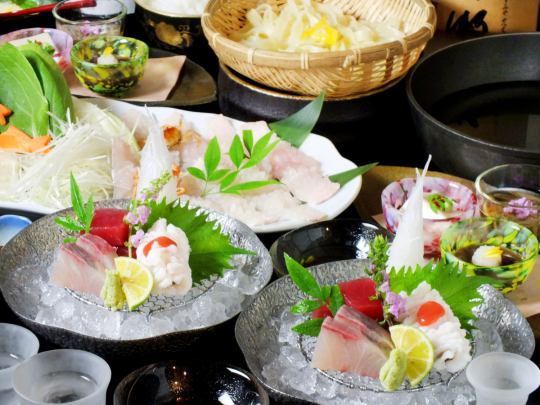 <僅限夏季> Hamo涮涮鍋套餐 6,000日圓（含稅）