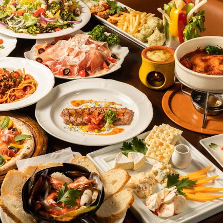 含3小時香檳無限暢飲。菜單豐富,海鮮、肉類、水果拼盤等應有盡有。 (第五道菜)