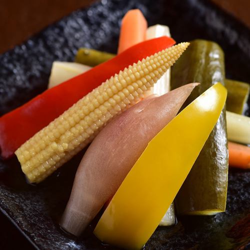 彩り自家製ピクルス