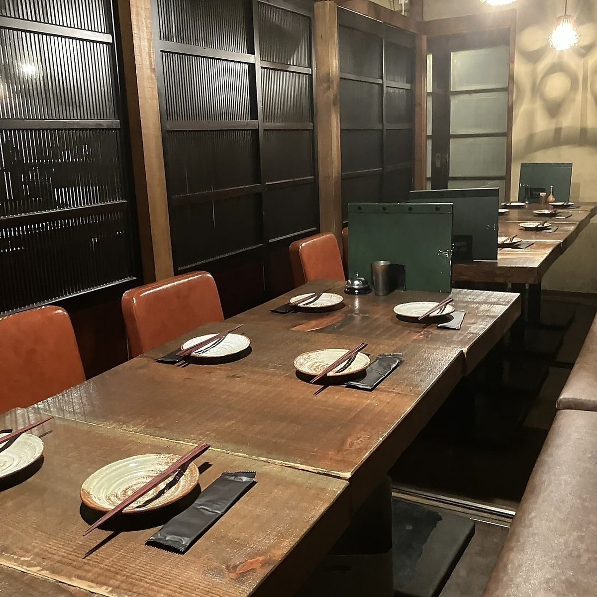 10名以上でも個室宴会可◎仕切りを付け外して人数もご自由に★