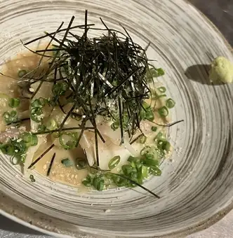 一大份沖繩海藻刺身素面