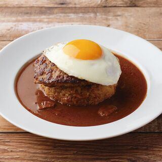 【カフェ&ソフトドリンク1杯付きでミニサラダ&選べるメイン&パンケーキも♪】カウカウセット!