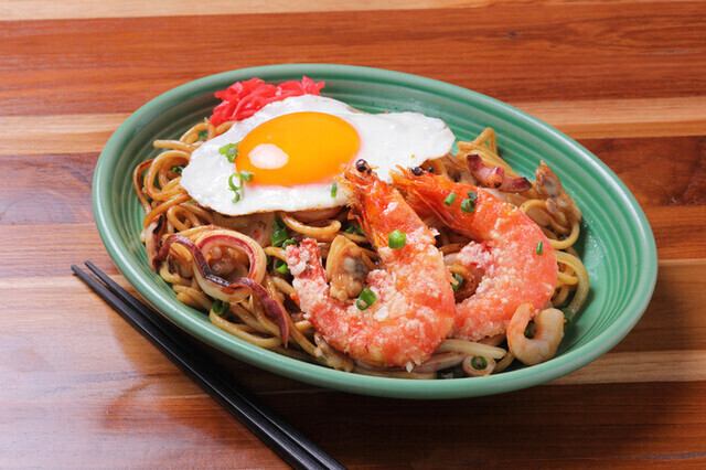 ガーリックシュリンプ＆シーフードチャウメン