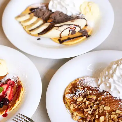 Our signature "pancake" menu